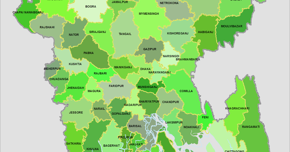 www.tecktoney09.com Get all the eight (8) district info and map in a single info. If you are looking for your own Divisional Map of Bangladesh with some random information about the division's main city, population, the number of districts, unions and the size of the divisions in total; then you are in the right place.